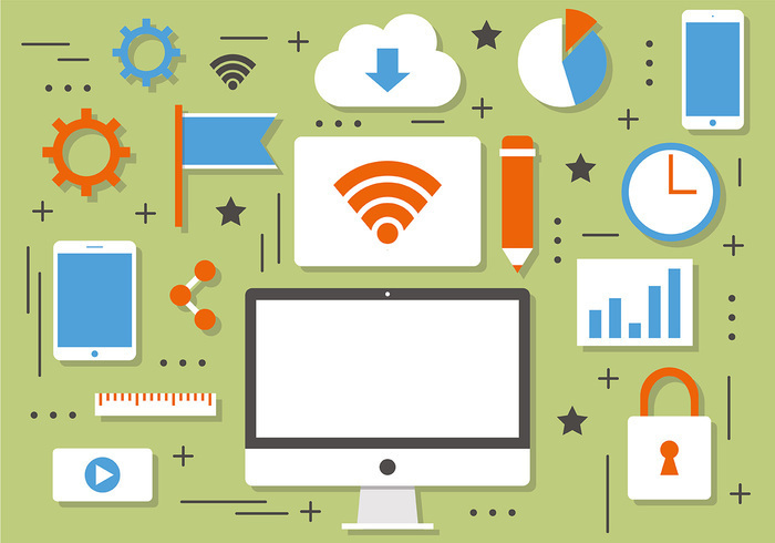 免費矢量技術(shù)和營銷元素